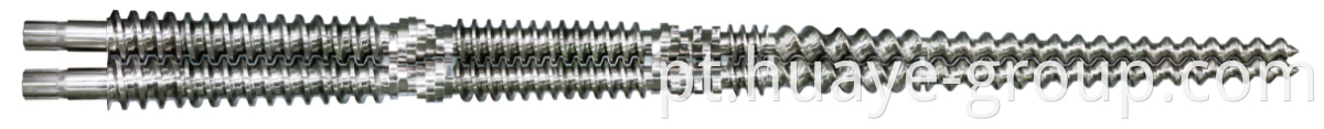 conical twin screw barrel